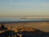 Strand en staketsel